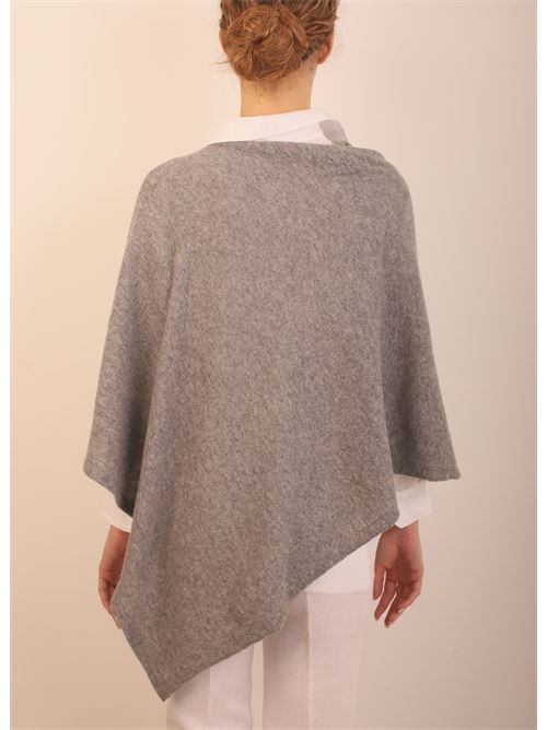 poncho in cachemire grigio Art Tricot | PONCHOCACHEMIREGREY
